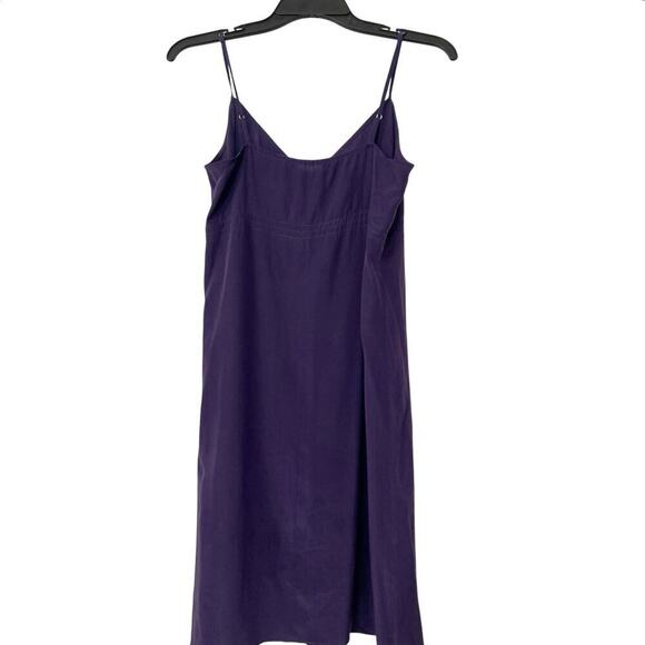 Twelfth Street By Cynthia Vincent Y2K Silk Slip Dress Purple Jewel Tone Small - Picture 2 of 11